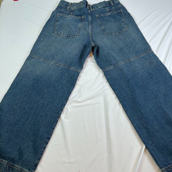 We The Free Wide Leg Snap Hem Jeans Size 29 | Y2K 90s Grunge - Picture 2 of 7